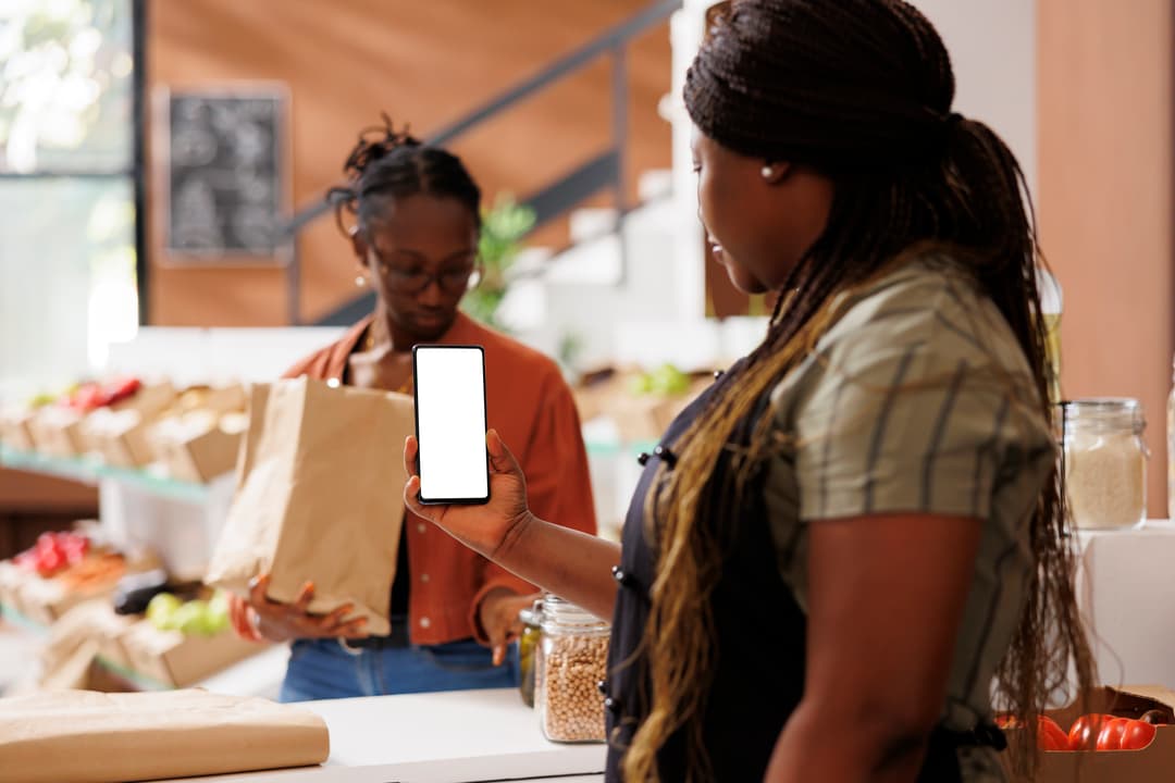 Interface de caisse Smart Cashier sur terminal